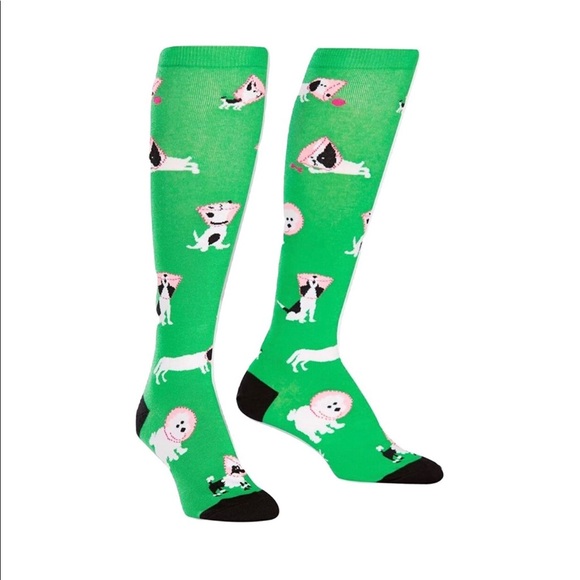 Sock It To Me Cone of Shame Puppy Dog Knee High - Picture 1 of 4